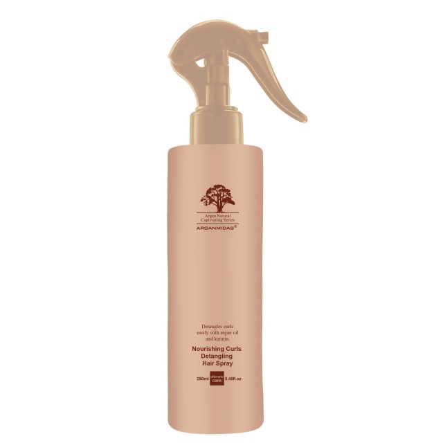 Arganmidas Nourishing Curls Detangling Hair Spray 250ml (Σπρέι που Ξεμπερδεύει τα Σγουρά Μαλλιά)