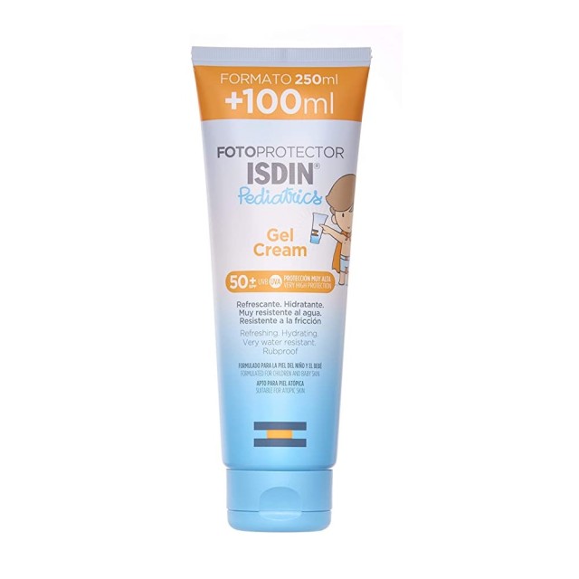 Isdin Fotoprotector Pediatrics Gel Cream SPF50+ 250ml (Αντηλιακή Κρέμα Τζελ Σώματος για Παιδιά SPF50)