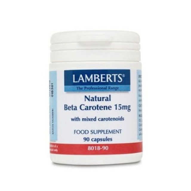 Lamberts Natural Beta Carotene 15mg 90cap (Β-Καροτίνη)