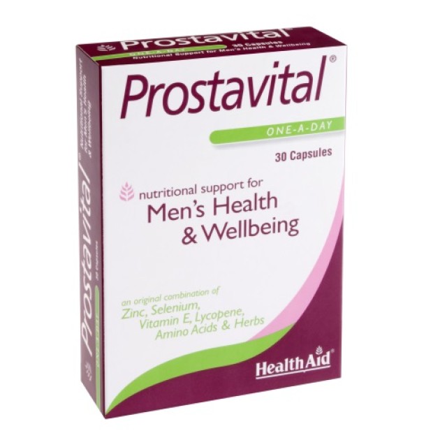 Health Aid Prostavital 30caps (Συμπλήρωμα Διατροφής για την Καλή Λειτουργία του Προστάτη) 