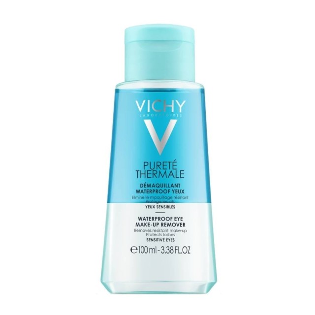 Vichy Purete Thermale Waterproof Eye Make Up Remover 100ml (Ντεμακιγιάζ Ματιών για Αδιάβροχο Μακιγιάζ) 