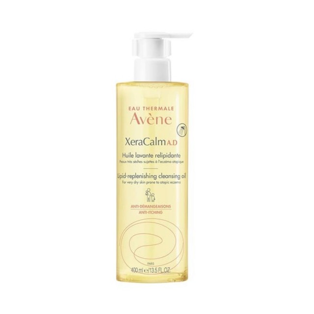 Avene Xeracalm AD Lipid-Replenishing Cleansing Oil 400ml (Λάδι Καθαρισμού για το Ξηρό Δέρμα με Τάση Ατοπίας)