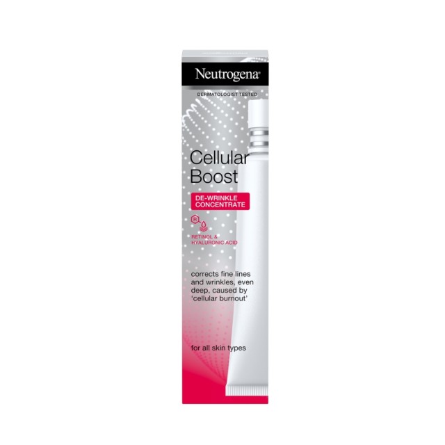 Neutrogena Cellular Boost  De-Wrinkle Concentrate 30ml (Συμπυκνωμένη Αντιρυτιδική Κρέμα Νυκτός)