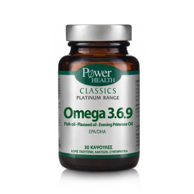 Power Health Classics Platinum Omega 3 6 9 30 caps (Ωμέγα Λιπαρά Οξέα)