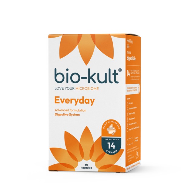 Bio-Kult Everyday 60caps (Προηγμένη Φόρμουλα Προβιοτικών για την Υγεία του Πεπτικού & Ανοσοποιητικού Συστήματος)