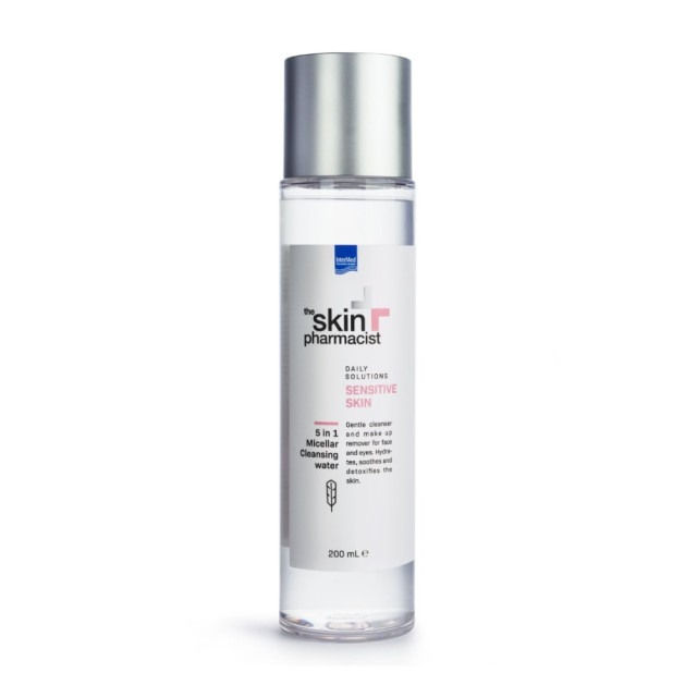 The Skin Pharmacist Daily Solutions Sensitive Skin Micellar Cleansing Water 200ml (Απαλό Νερό Καθαρισμού για Πρόσωπο & Μάτια)