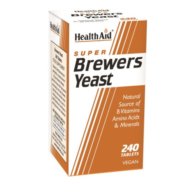 Health Aid Super Brewers Yeast 300mg 240tab (Αθλητές - Ενέργεια - Δέρμα)