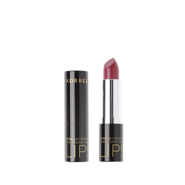 Korres Morrelo Creamy Lipstick No 56 Lush Cherry 3.5gr (Ζουμερό Κερασί)