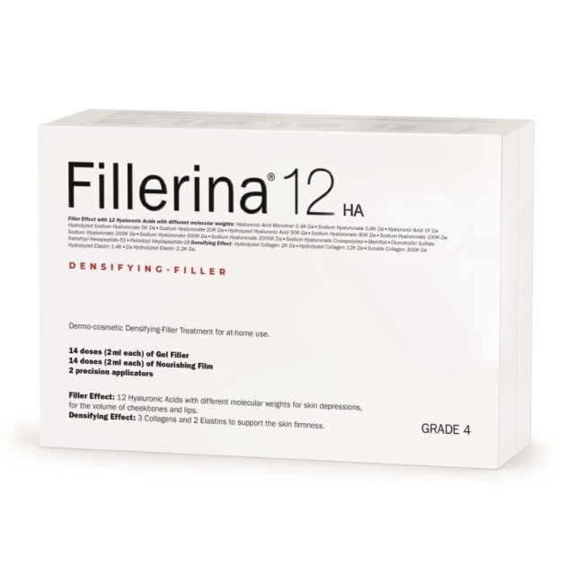 Fillerina 12HA Densifying Filler Face Treatment Grade 4 2x30ml (Αγωγή Εντατικής Αναπλήρωσης του Όγκου & Γεμίσματος των Ρυτίδων- Βαθμός 4)