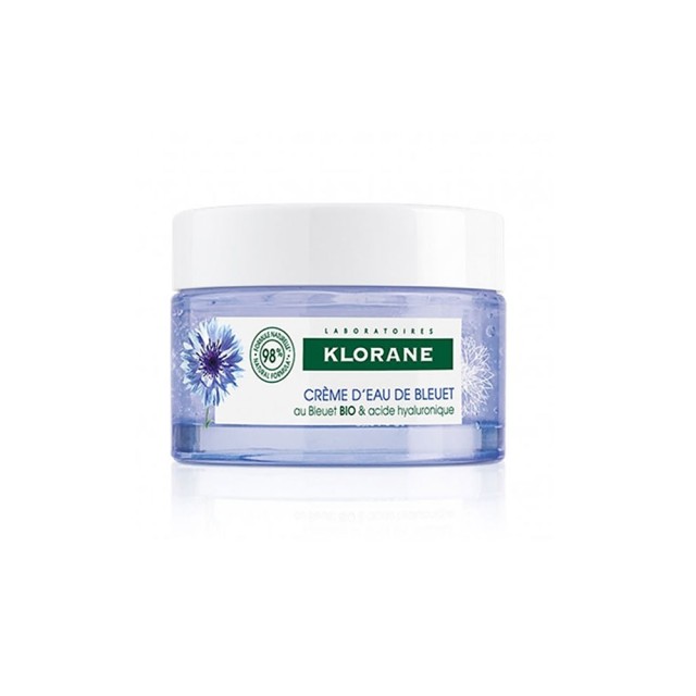 Klorane Bleuet Cornflower Water Cream 50ml (Eνυδατική Κρέμα/Τζελ Ημέρας)