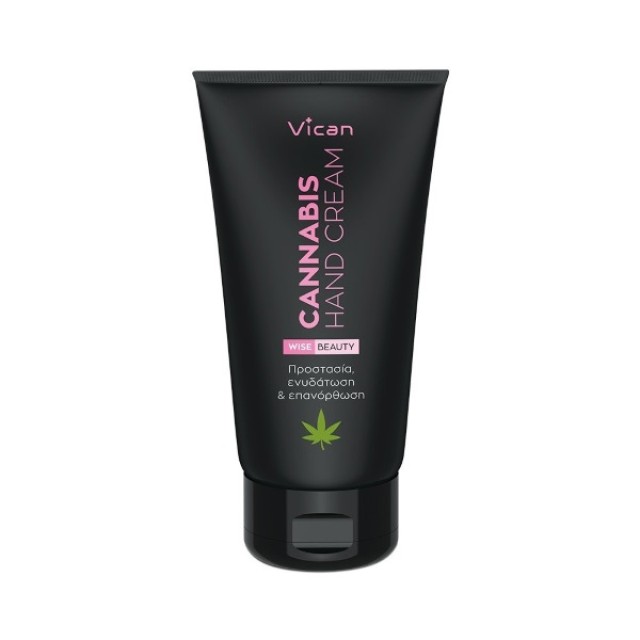 Vican Wise Beauty Cannabis Hand Cream 75ml (Κρέμα Χεριών με Έλαιο Κάνναβης) 