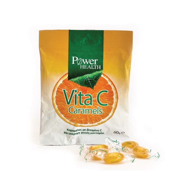 Power Health Vita C Caramels 60gr (Καραμέλες με Βιταμίνη C)