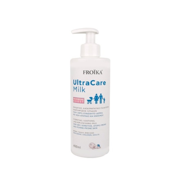 Froika Ultracare Milk 400ml (Ενυδατικό Καταπραϋντικό Γαλάκτωμα για Πολύ Ξηρό/Ατοπικό Δέρμα)