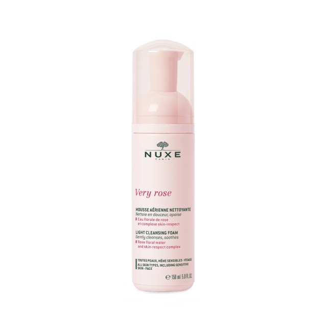 Nuxe Very Rose Light Cleansing Foam 150ml (Ελαφρύς Αφρός Kαθαρισμού)