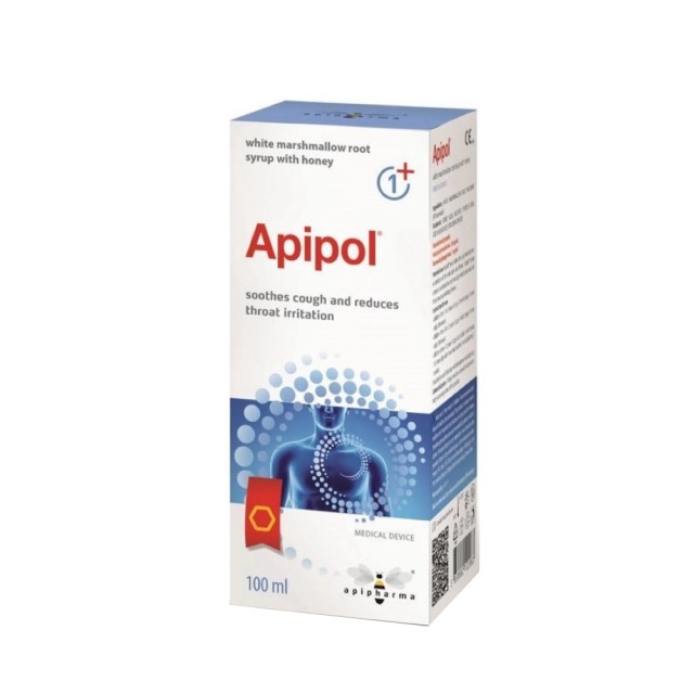 Uplab Apipol Syrup 100ml (Σιρόπι για τον Ξηρό Βη΄χα για Ενήλικες & Παιδιά Άνω του 1 Έτους)