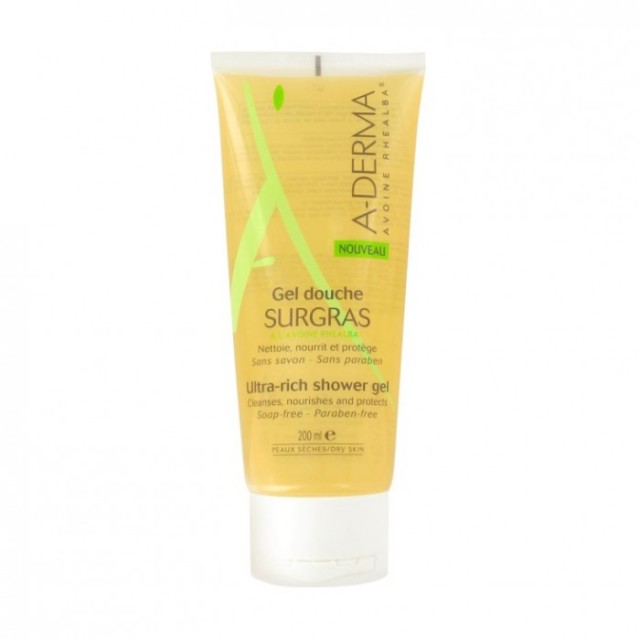 A Derma Gel Surgras 200ml (Απαλό Αφρίζον Τζελ Καθαρισμού)