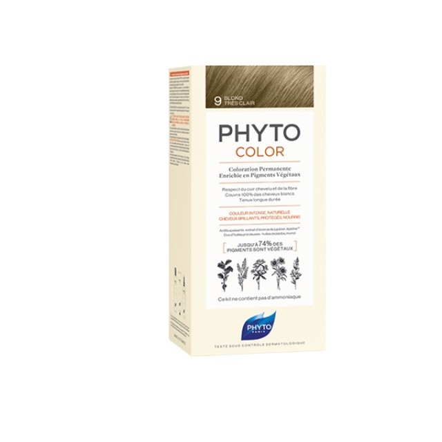 Phyto Phytocolor 9 Blond Tres Clair (Ξανθό Πολύ Ανοιχτό)