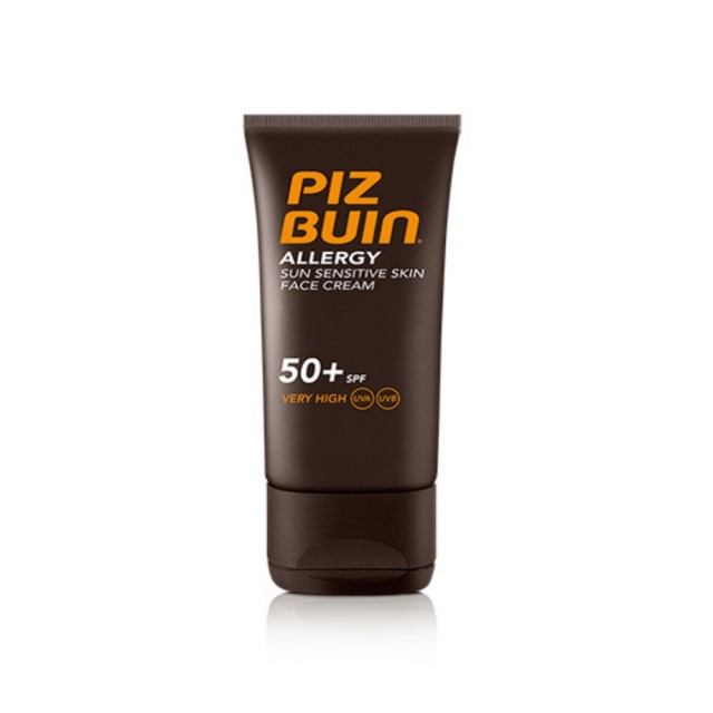 Piz Buin Sensitive Face Cream SPF50+ 50ml (Aντηλιακή Κρέμα Προσώπου με Πολύ Υψηλή Προστασία για το Ε