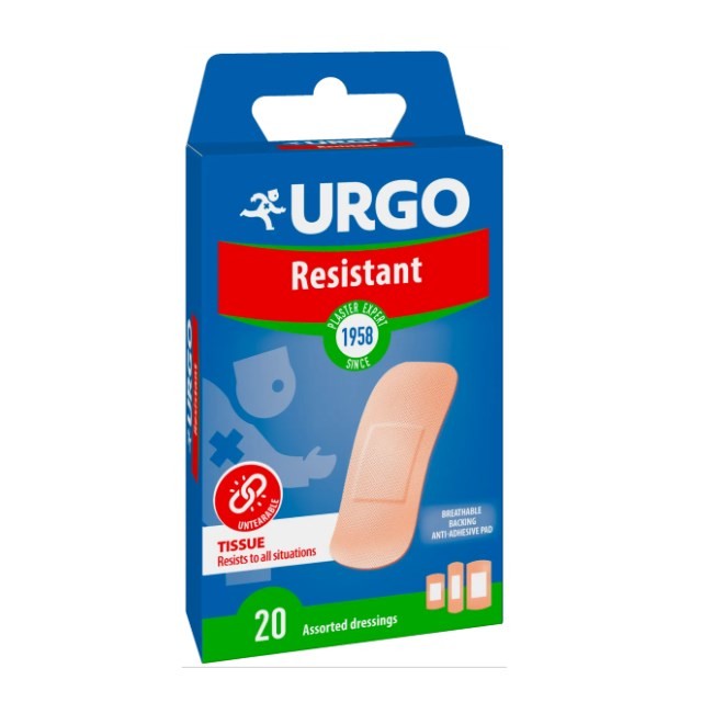 Urgo Resistant 20τεμ (Ανθεκτικό Επίθεμα με Αντισηπτικό Στρώμα)