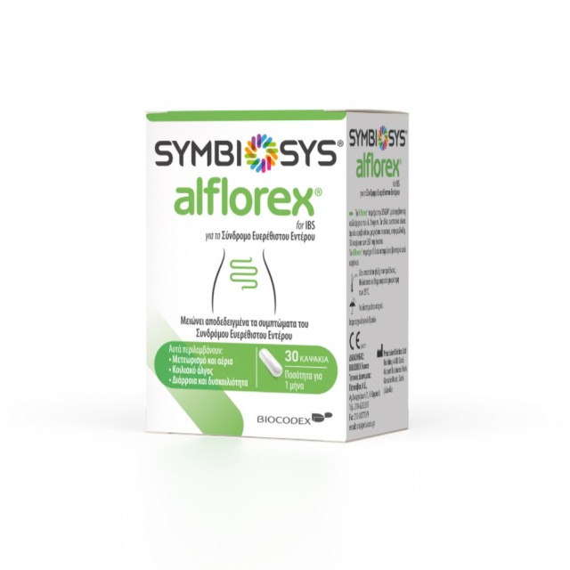 Symbiosis Alforex 30caps (Συμπλήρωμα Διατροφής για το Σύνδρομο του Ευερέθιστου Εντέρου)