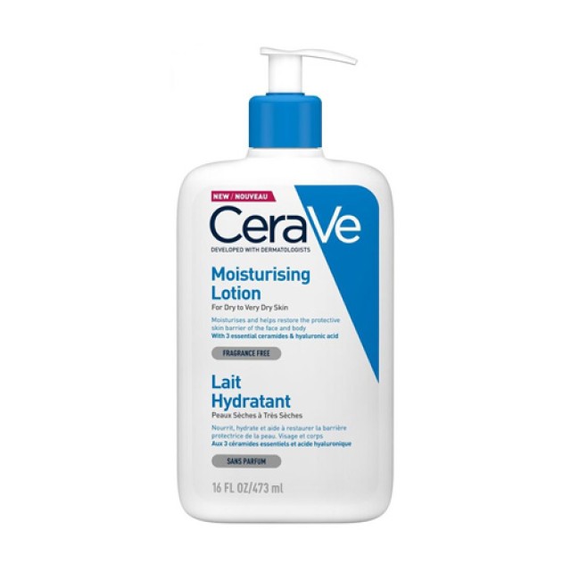 CeraVe Moisturizing Lotion 473ml (Ενυδατικό Γαλάκτωμα Προσώπου & Σώματος)