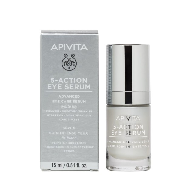 Apivita 5 - Action Eye Serum 15ml (Intensive Care Eye Serum)