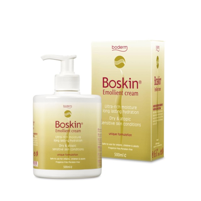 Boderm Boskin Emolient Cream 500ml (Μαλακτική Κρέμα Σώματος) 