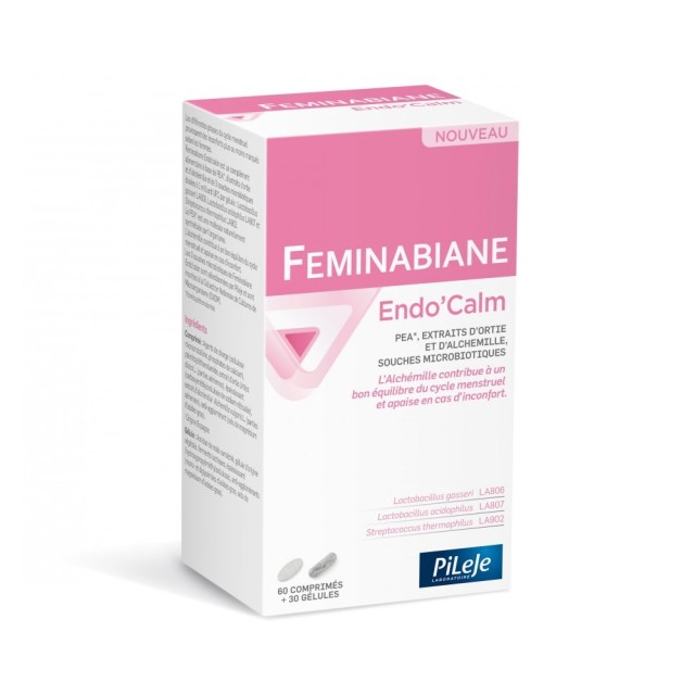 Pileje Feminabiane Endocalm 60tabs & 30caps (Συμπλήρωμα Διατροφής για Εξισορρόπηση του Έμμηνου Κύκλου)