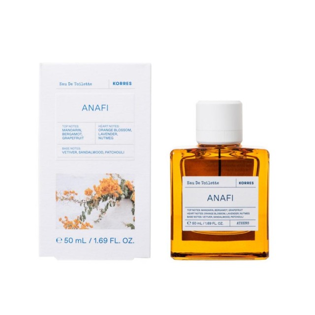 Korres Anafi Eau de Toilette 50ml (Άρωμα με Νότες Κίτρου)