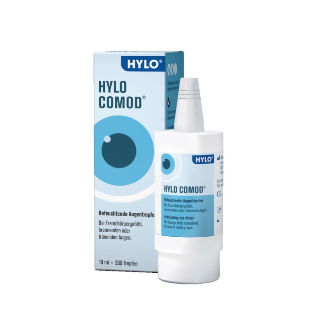 Hylo-Comod Eye Drops 10ml (Λιπαντικές Οφθαλμικές Σταγόνες για Περιπτώσεις Επίμονης Ξηρότητας)