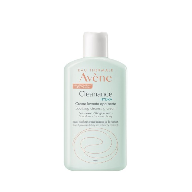 Avene Cleanance Hydra Soothing Cleansing Cream 200ml (Κρέμα Καθαρισμού για Δέρμα υπό Ξηραντική Αγωγή