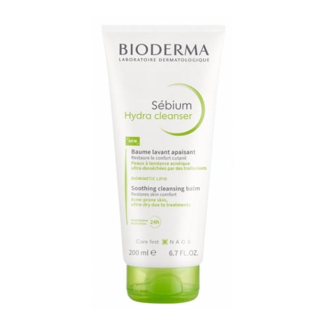 Bioderma Sebium Hydra Cleanser 200ml (Καταπαϋντικό Καθαριστικό Προσώπου για Λιπαρή/με Τάση ΑκμήςΕπιδερμίδα)