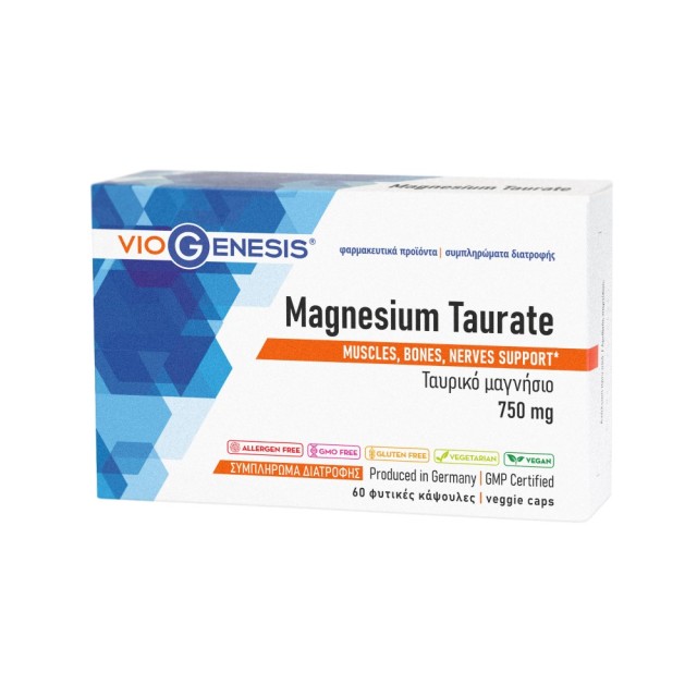 Viogenesis Magnesium Taurate 750mg 60caps