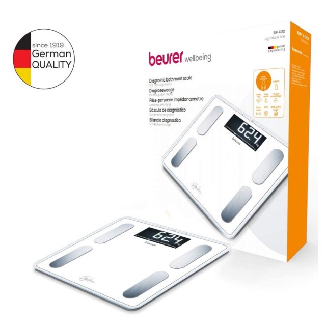 Beurer Diagnostic Bathroom Scale BF400 White