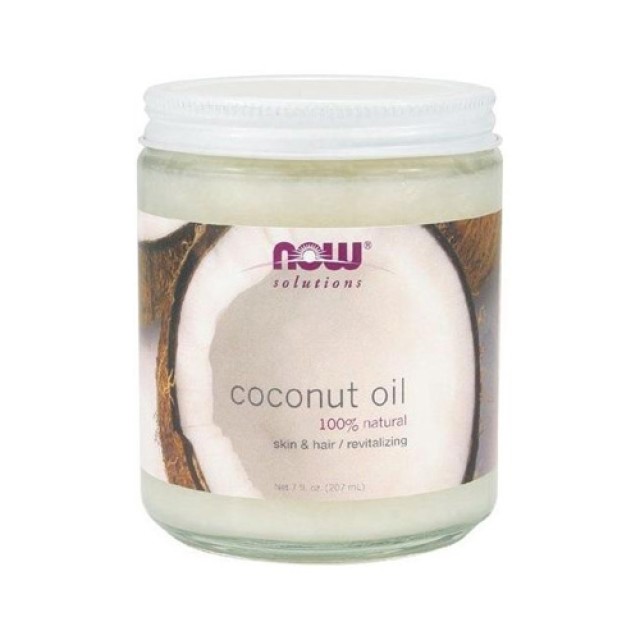 Now Foods Real Food Coconut Oil 207ml (Έλαιο Καρύδας για Αφυδατωμένο Δέρμα)