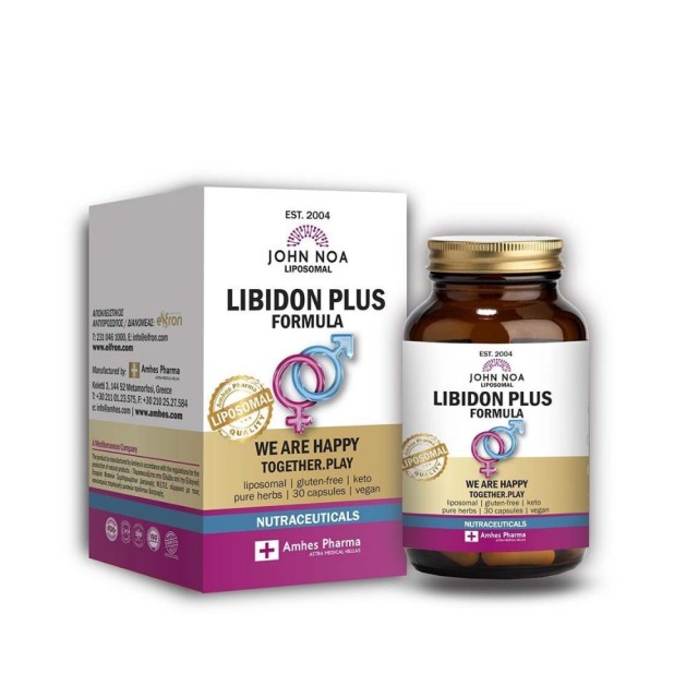 John Noa Liposomal Libidon Plus Formula 30caps (Συμπλήρωμα Διατροφής για την Ενίσχυση της Ερωτικής Επιθυμίας)