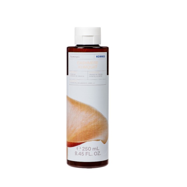 Korres Cashmere Kumquat Shower Gel 250ml (Αφρόλουτρο Λουλουδάτο & Ξυλώδες)