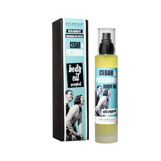 Apiarium Cedar & Patchouli Body Oil 100ml (Λάδι Σώματος απο Κέδρο - Πατσουλί)