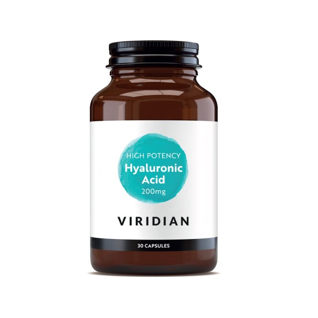 Viridian High Potency Hyaluronic Acid 200mg 30caps (Συμπλήρωμα Διατροφής με Υαλουρονικό Οξύ)