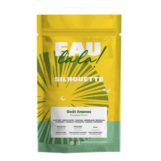 Eau La La Silhouette Effervescent Microbeads 12τεμ (Αναβράζοντα Δισκία με Γεύση Ανανά για Έλεγχο του Βάρους)