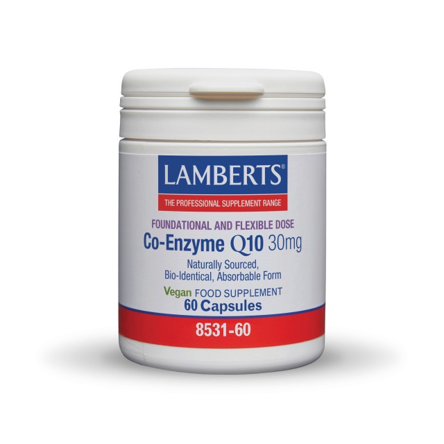 Lamberts Co-Enzyme Q10 30mg 30cap (Συνένζυμο Q10 Αυξημένης Απορρόφησης)