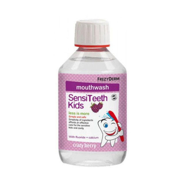 Frezyderm Sensiteeth Kids (6ετών +) Mouthwash (Στοματικό Διάλυμα για Παιδιά)