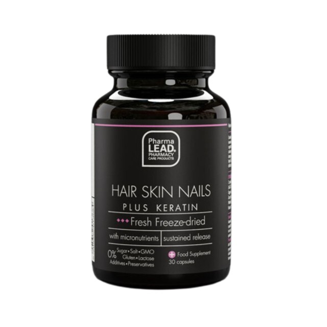 Pharmalead Black Range Hair Skin Nails Plus Keratin 30caps