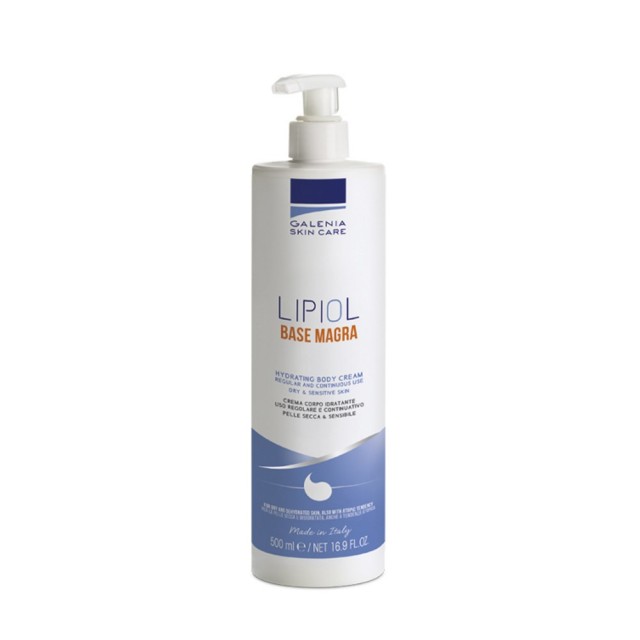 Galenia Skin Care Lipiol Base Magra Body Cream 500ml (Ενυδατική & Προστατευτική Κρέμα Σώματος για Κανονική Επιδερμίδα με Τάση Ατοπίας)