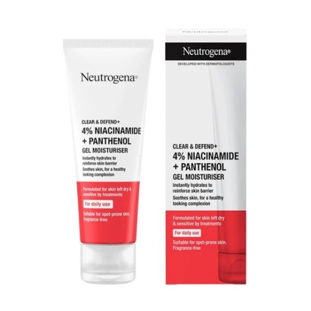 Neutrogena Clear & Defend+ Gel Moisturizer 50ml (Ενυδατικό Τζελ Προσώπου)