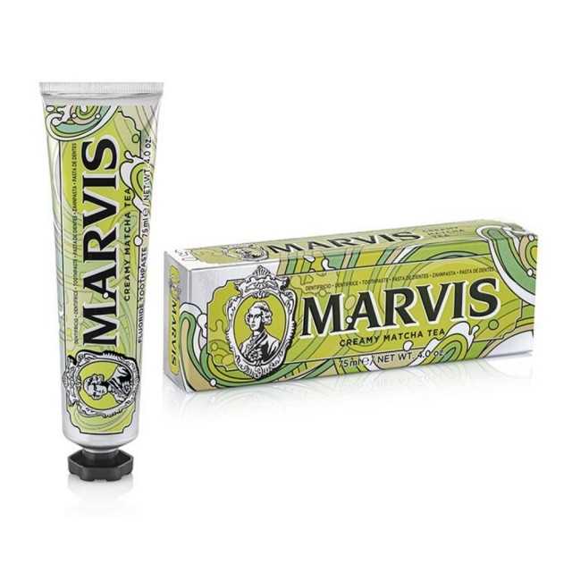 Marvis Creamy Matcha Tea Toothpaste 75ml (Οδοντόκρεμα με Γεύση Τσάι Matcha)