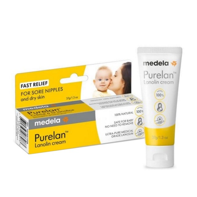 Medela Purelan Lanolin Cream 37gr (Κρέμα Λανολίνης για Προστασία & Καταπράυνση των Θηλών)