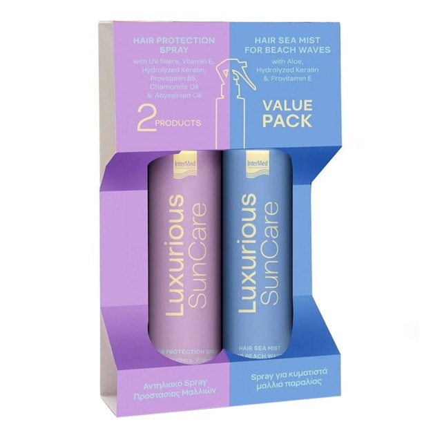 Intermed Luxurious Suncare SET Hair Protection Spray 200ml & Hair Sea Mist 200ml