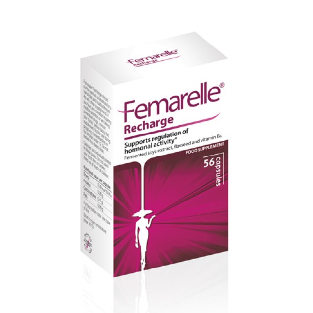 Femarelle Recharge 56caps (Συμπλήρωμα Διατροφής για τα Κοινά Συμπτώματα Κατά την Διάρκεια της Εμμηνόπαυσης)