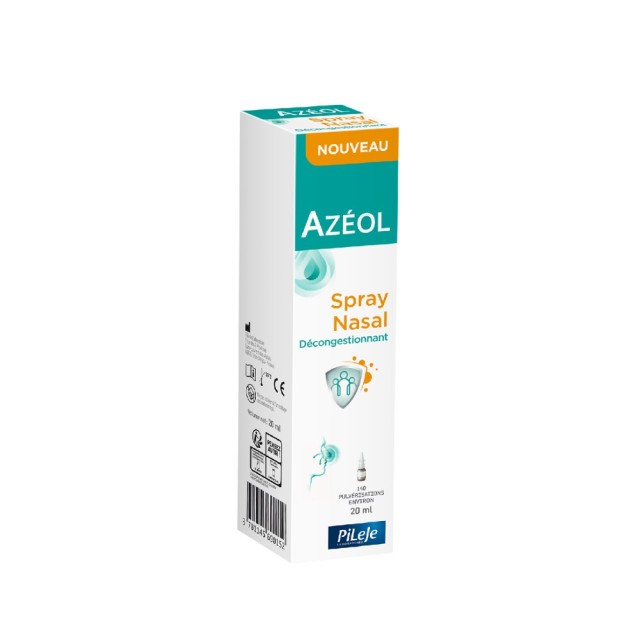 Pileje Azeol Nasal Spray 20ml (Ρινικό Αποσυμφορητικό Σπρέι)